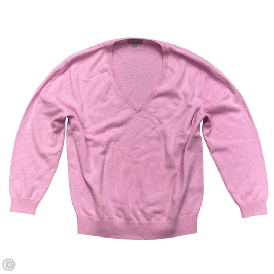 Sweater Cashmere By J. Crew In Purple, Size: Xs