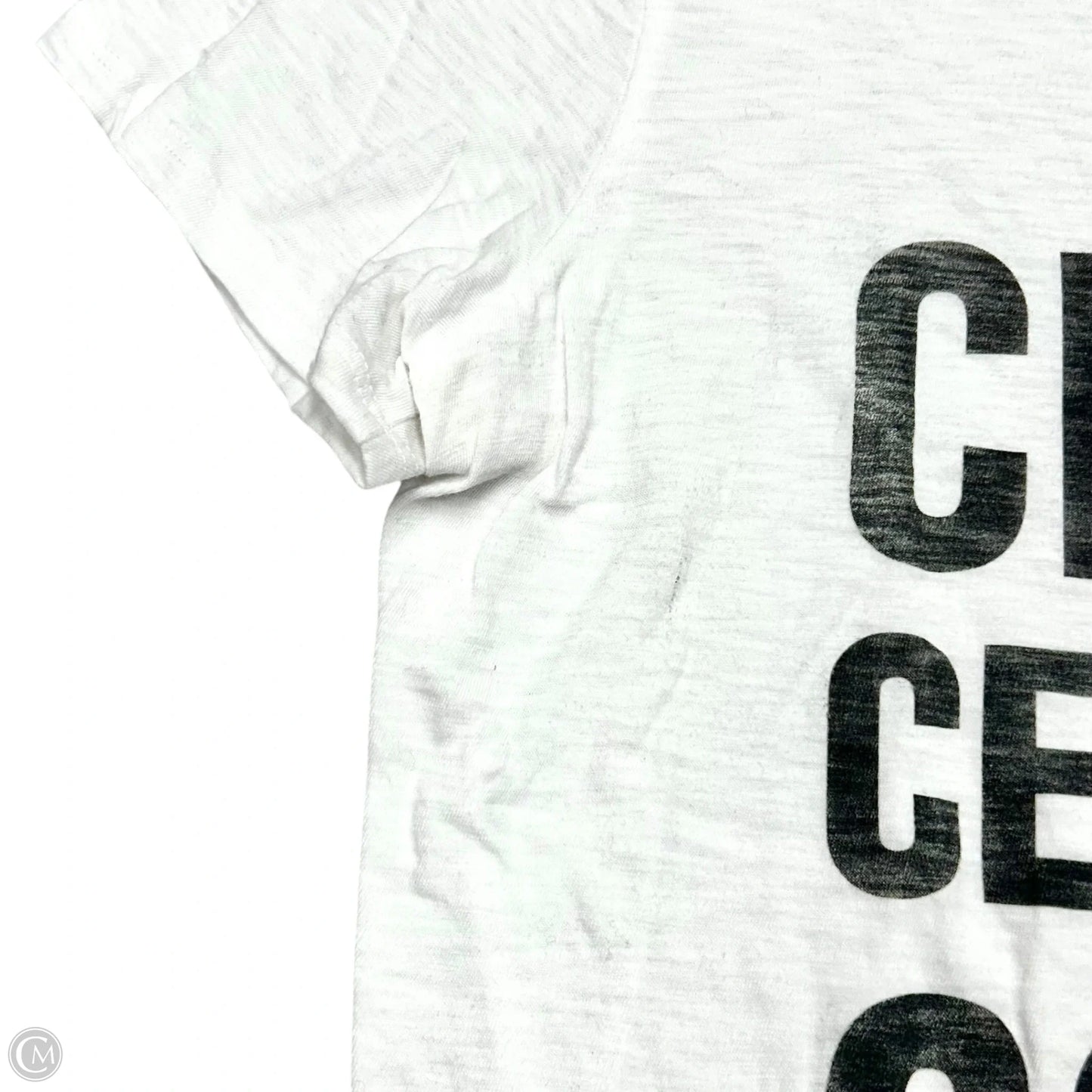 Top Short Sleeve By Cinq A Sept In Black & White, Size: S