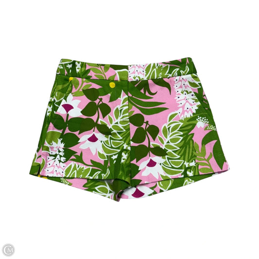 Shorts By Trina Turk In Green & Pink, Size: 0