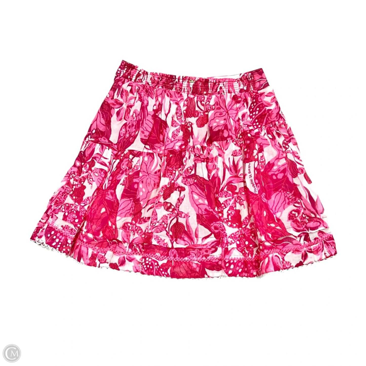Skirt Mini & Short By Poupette St Barth In Pink & White, Size: Xs