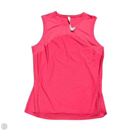 Athletic Tank Top By Lululemon In Pink, Size: M