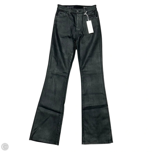 Jeans Straight By Ag Jeans In Black Denim, Size: 0