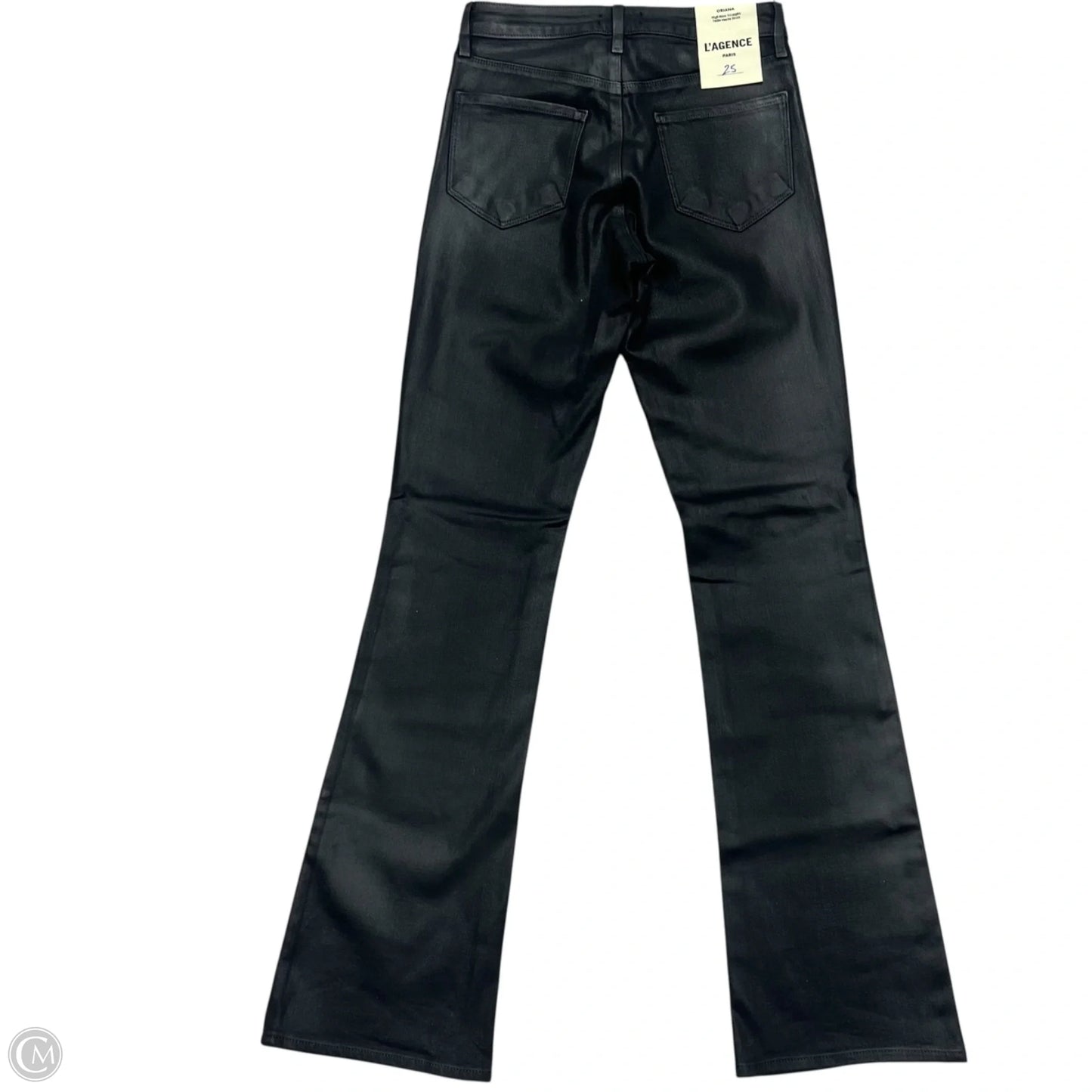 Jeans Straight By L Agence In Black, Size: 0
