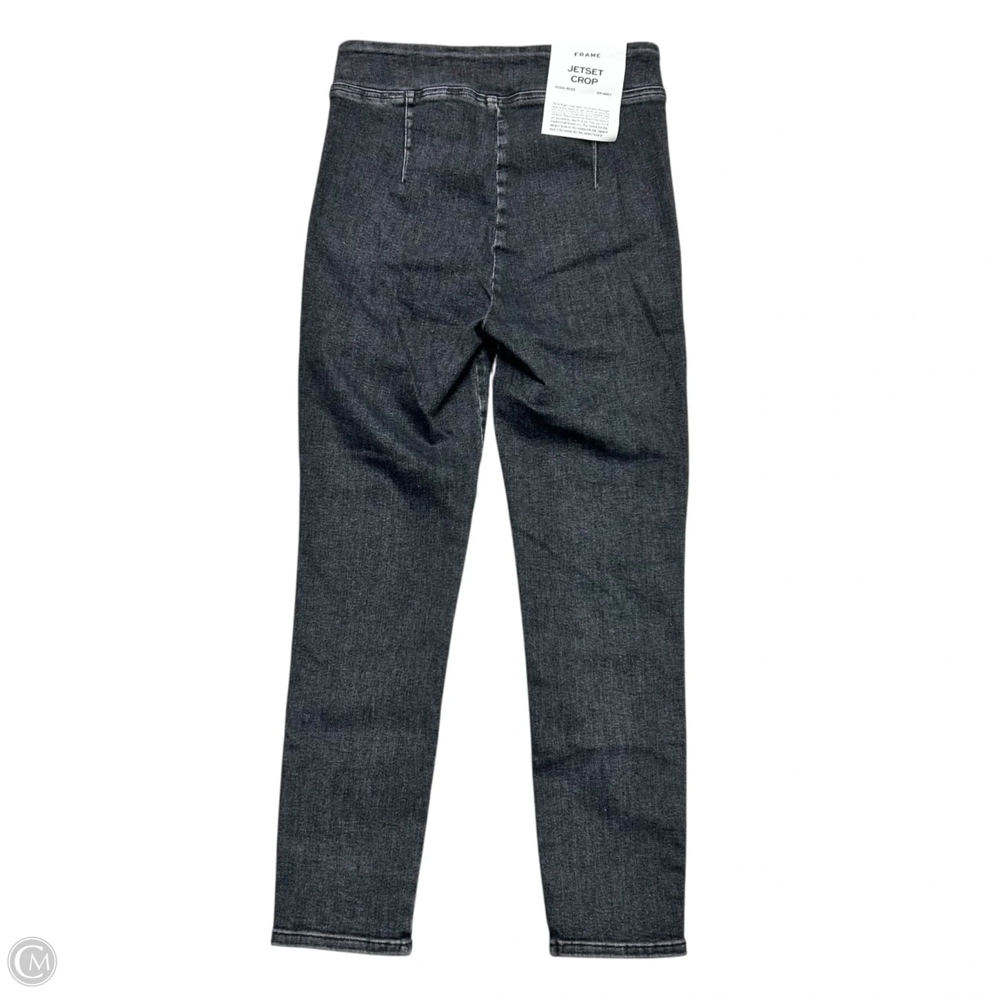 Jeans Skinny By Frame In Black Denim, Size: 2