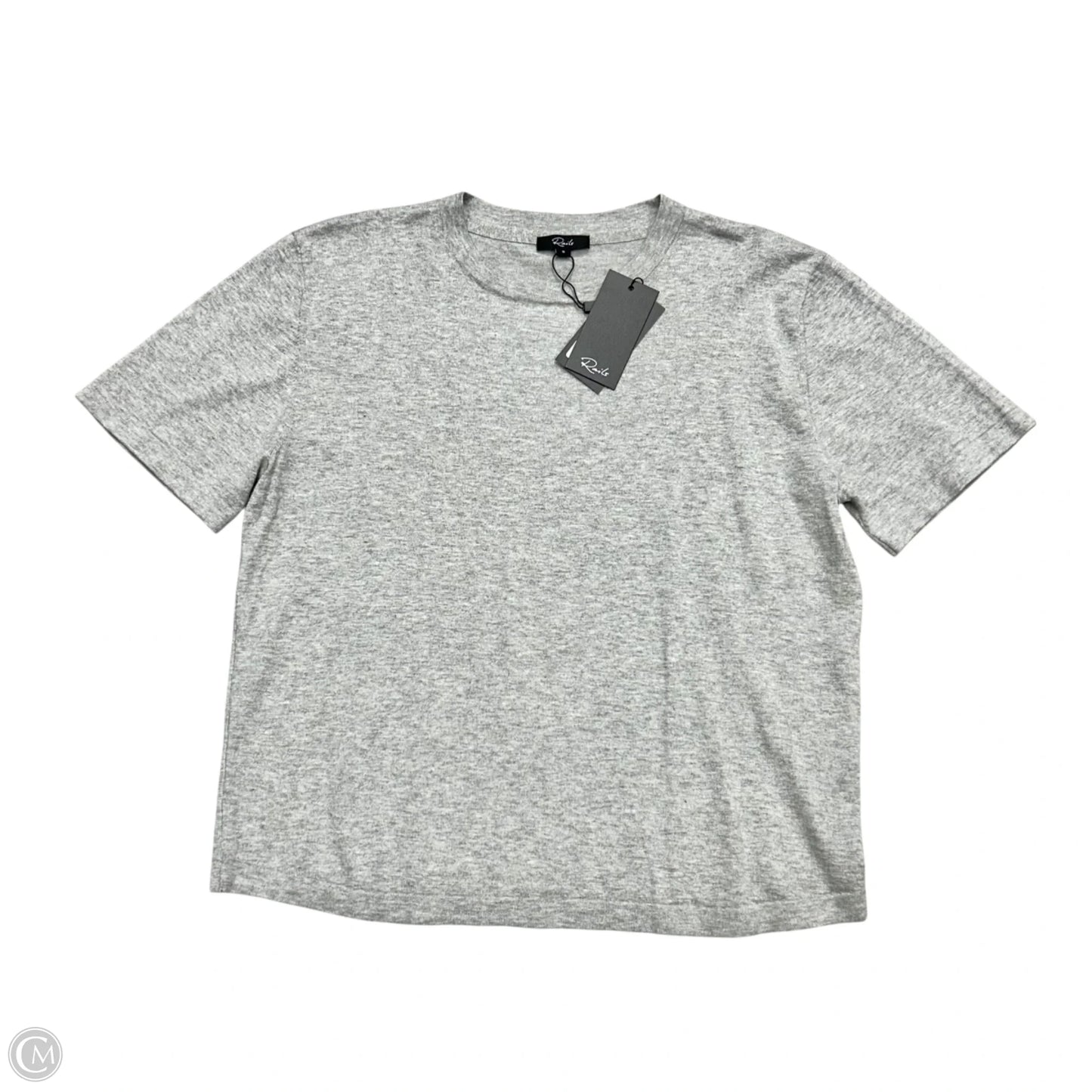 Top Short Sleeve By Rails In Grey, Size: S