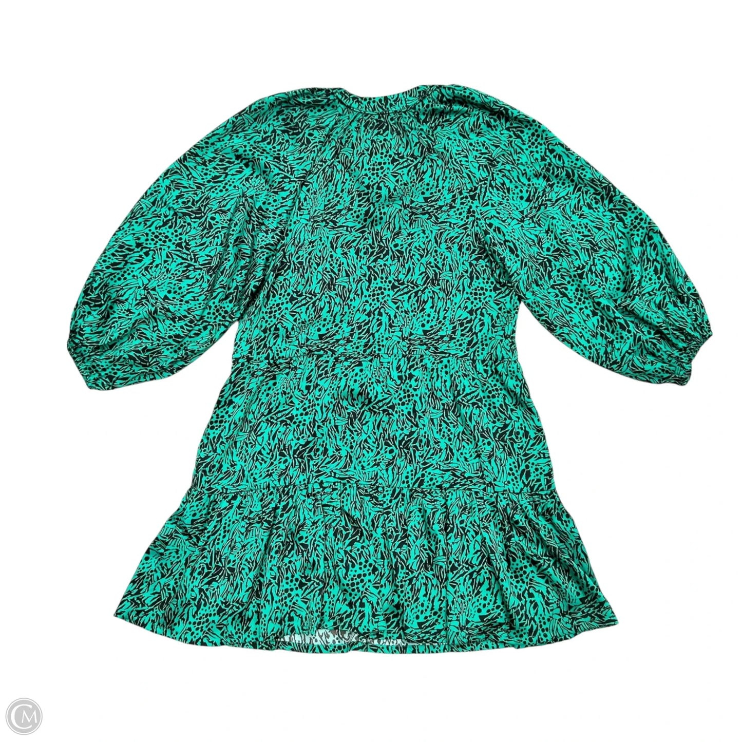 Dress Casual Short By Karina Grimaldi In Black & Green, Size: S