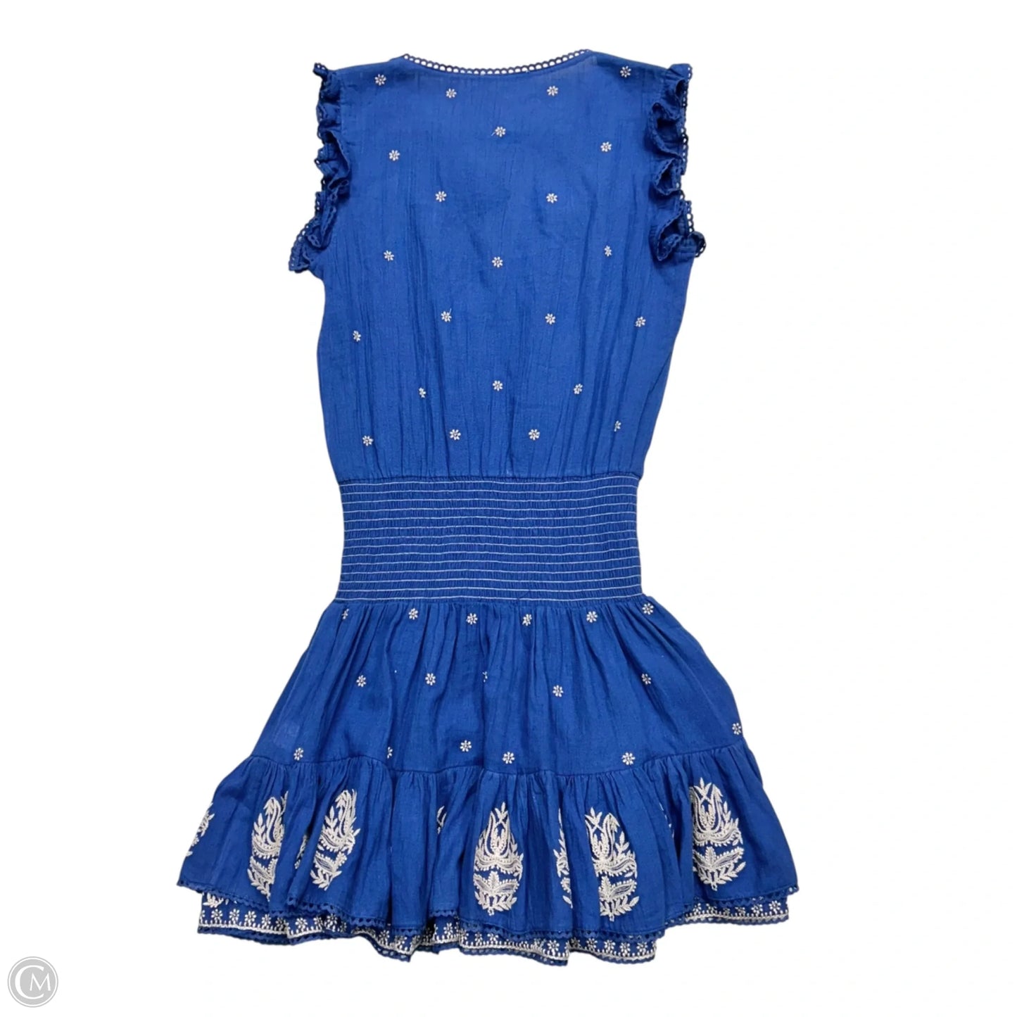 Dress Casual Short By Mabe In Blue & White, Size: S