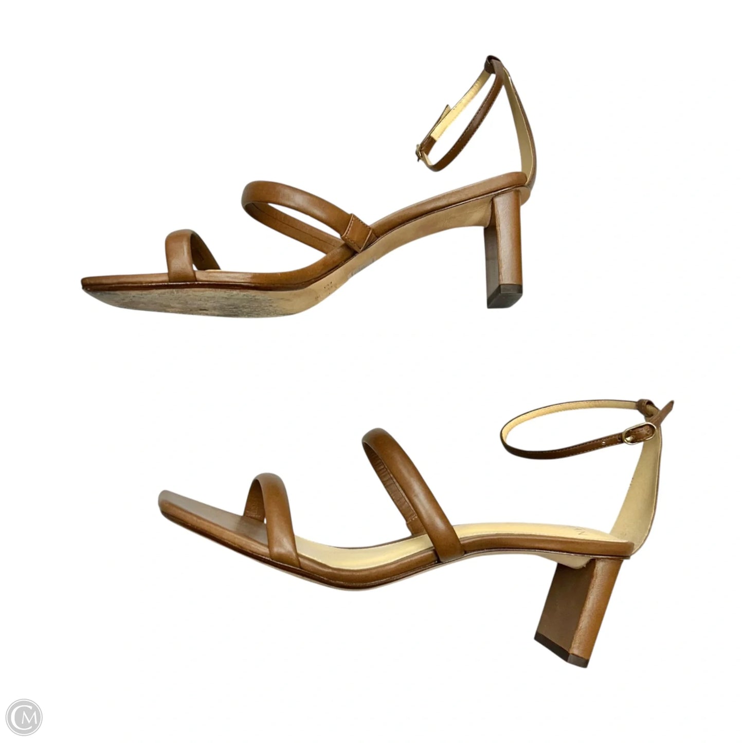 Sandals Heels Kitten By Alexandre Birman In Brown, Size: 8