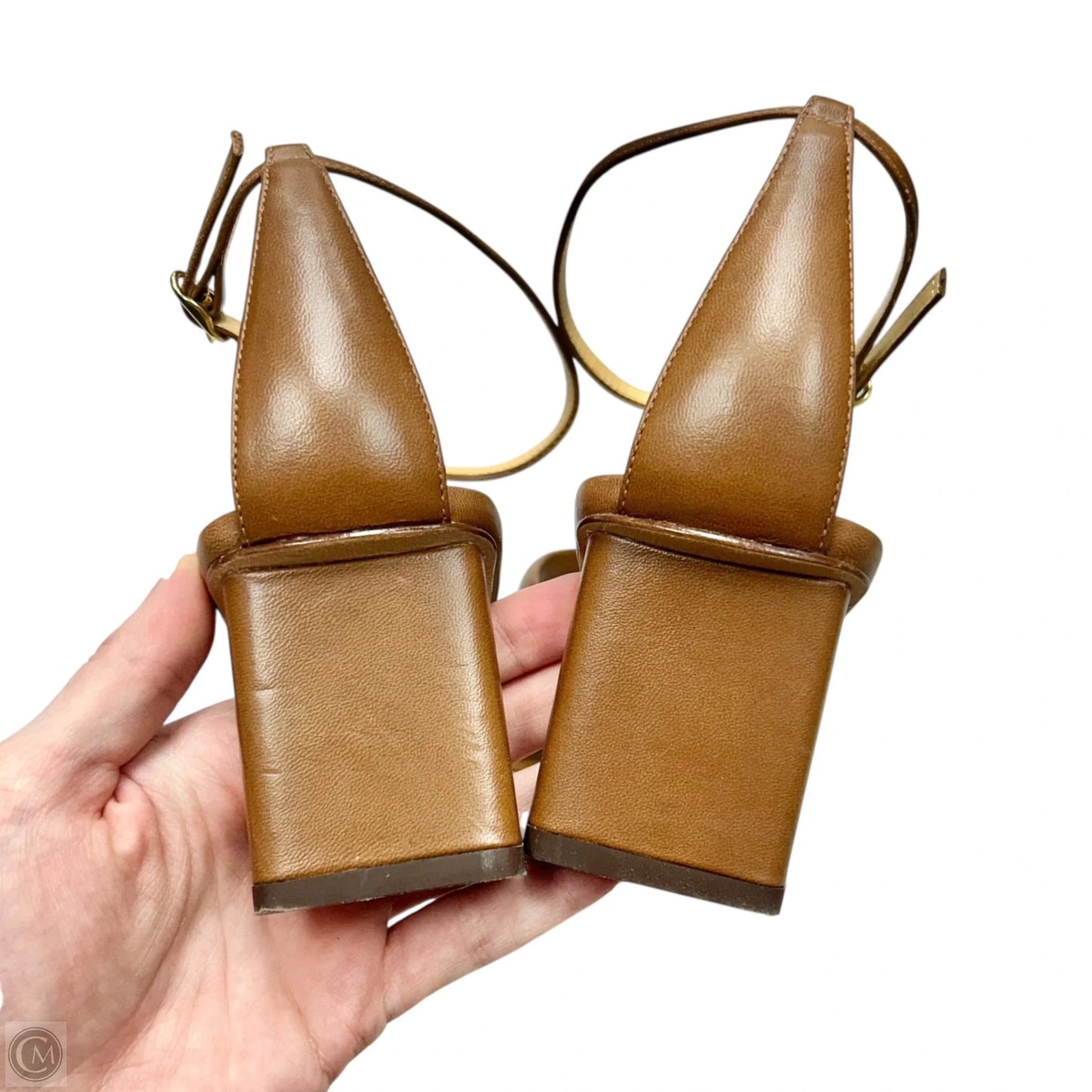 Sandals Heels Kitten By Alexandre Birman In Brown, Size: 8