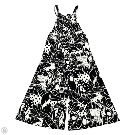 Overalls By Farm Rio In Black & White, Size: M