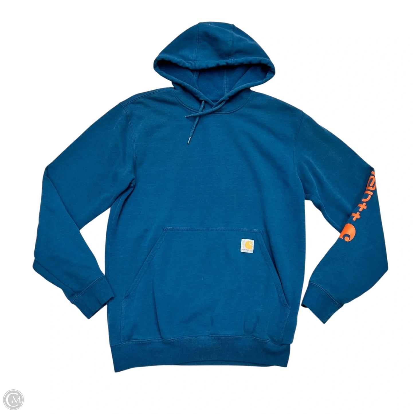 Sweatshirt Hoodie By Carhartt In Blue, Size: S