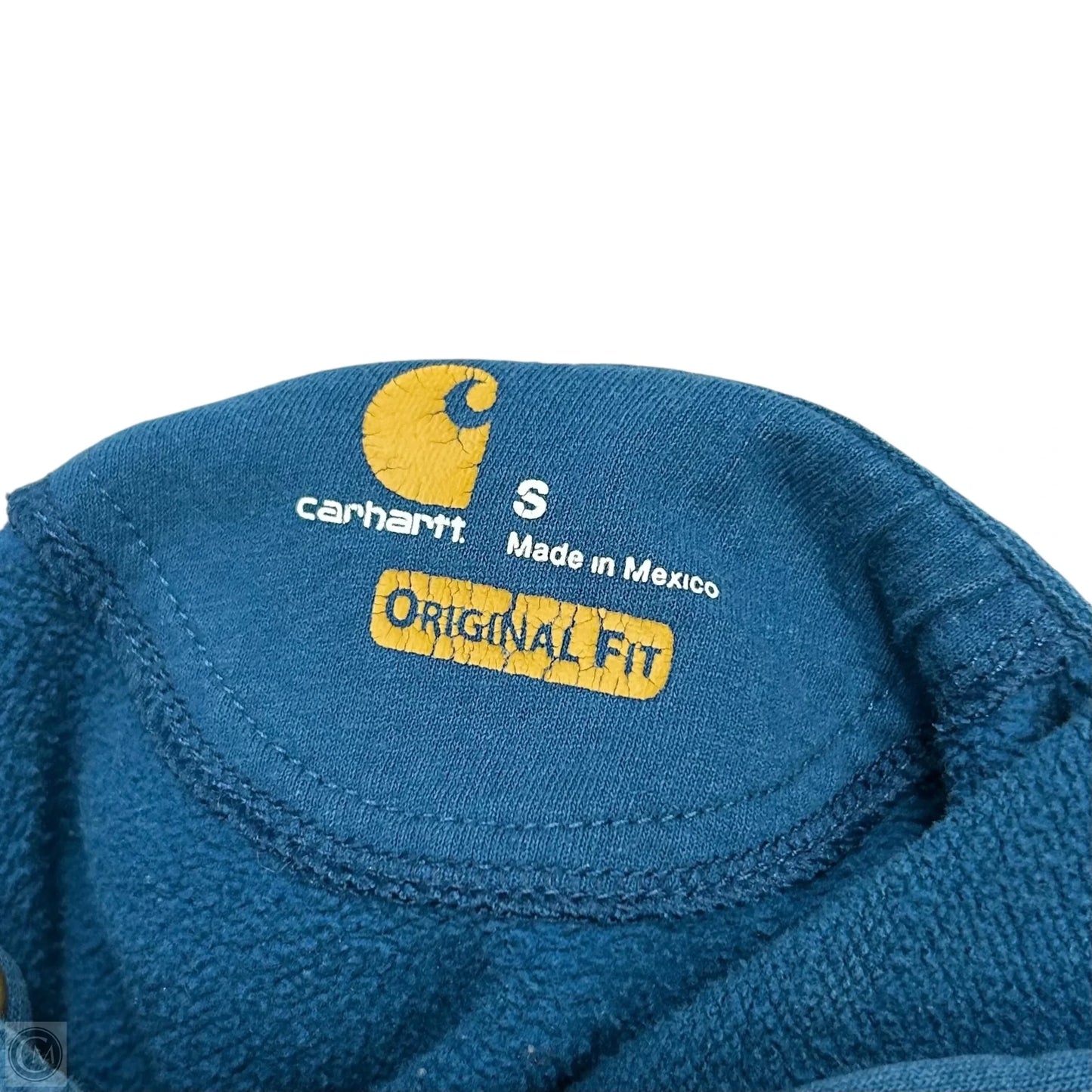 Sweatshirt Hoodie By Carhartt In Blue, Size: S