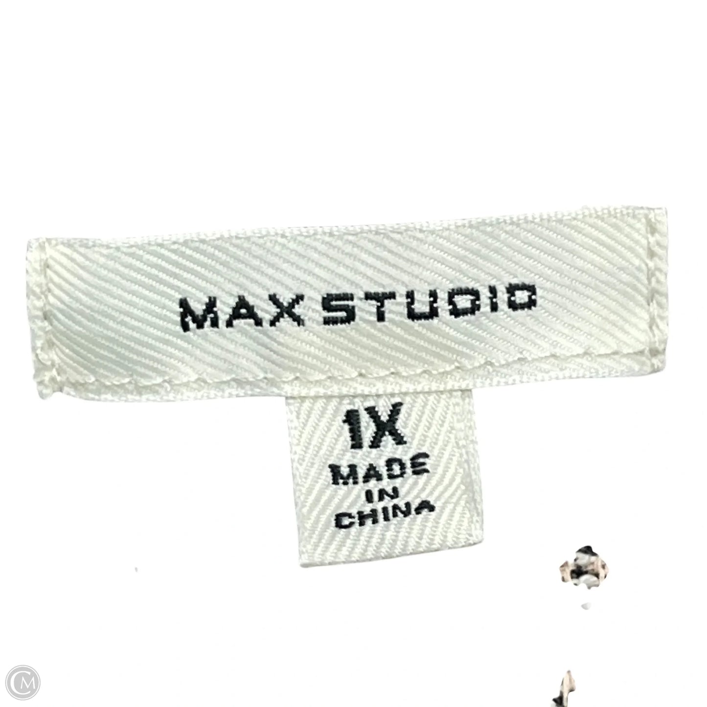 Blazer By Max Studio In Black & White, Size: 1x