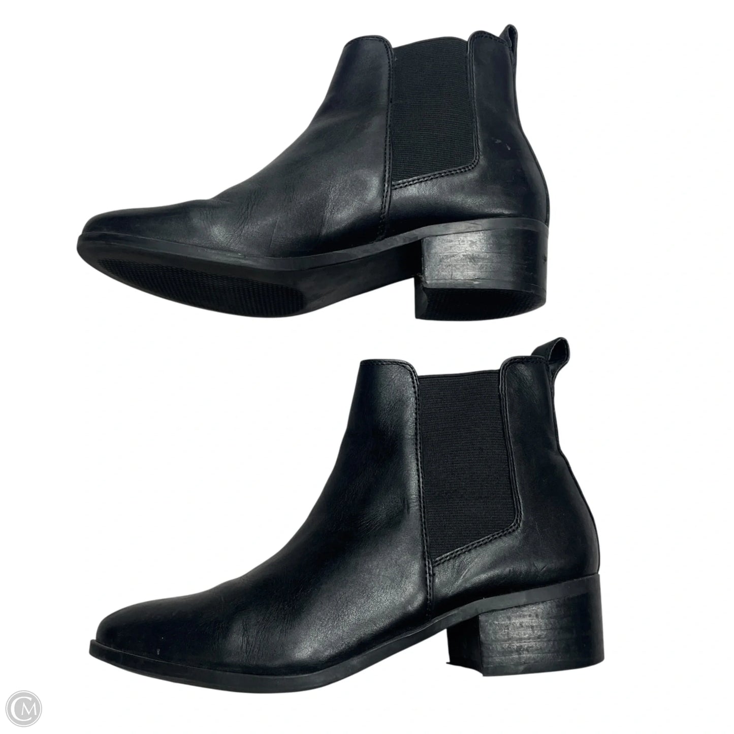 Boots Ankle Heels By Steve Madden In Black, Size: 7