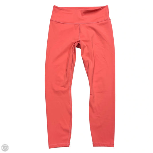 Athletic Leggings By Athleta In Peach, Size: M
