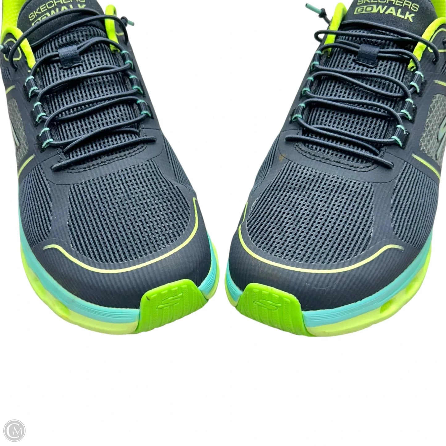 Shoes Athletic By Skechers In Blue & Green, Size: 10