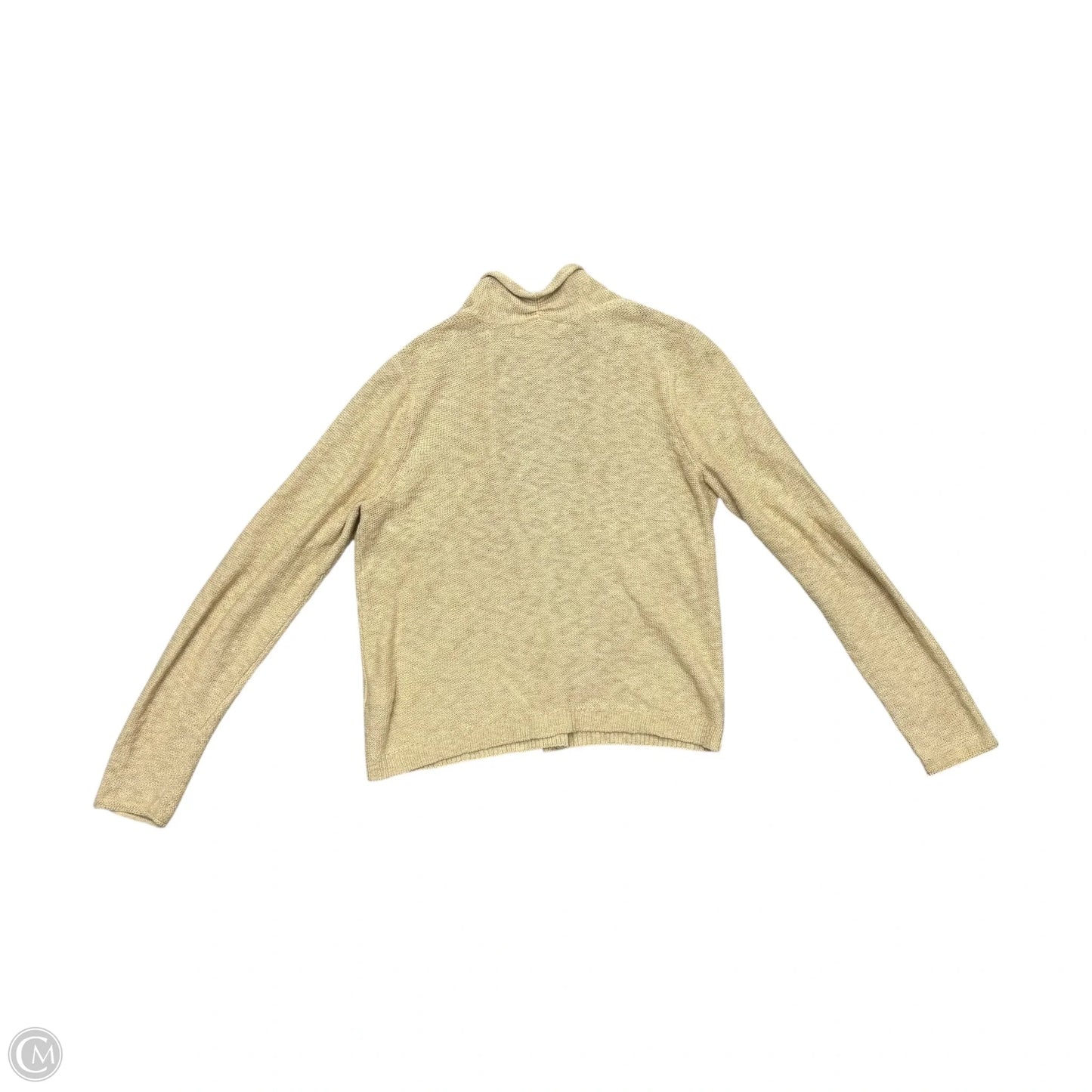 Sweater Cardigan Designer By Lilly Pulitzer In Tan, Size: M