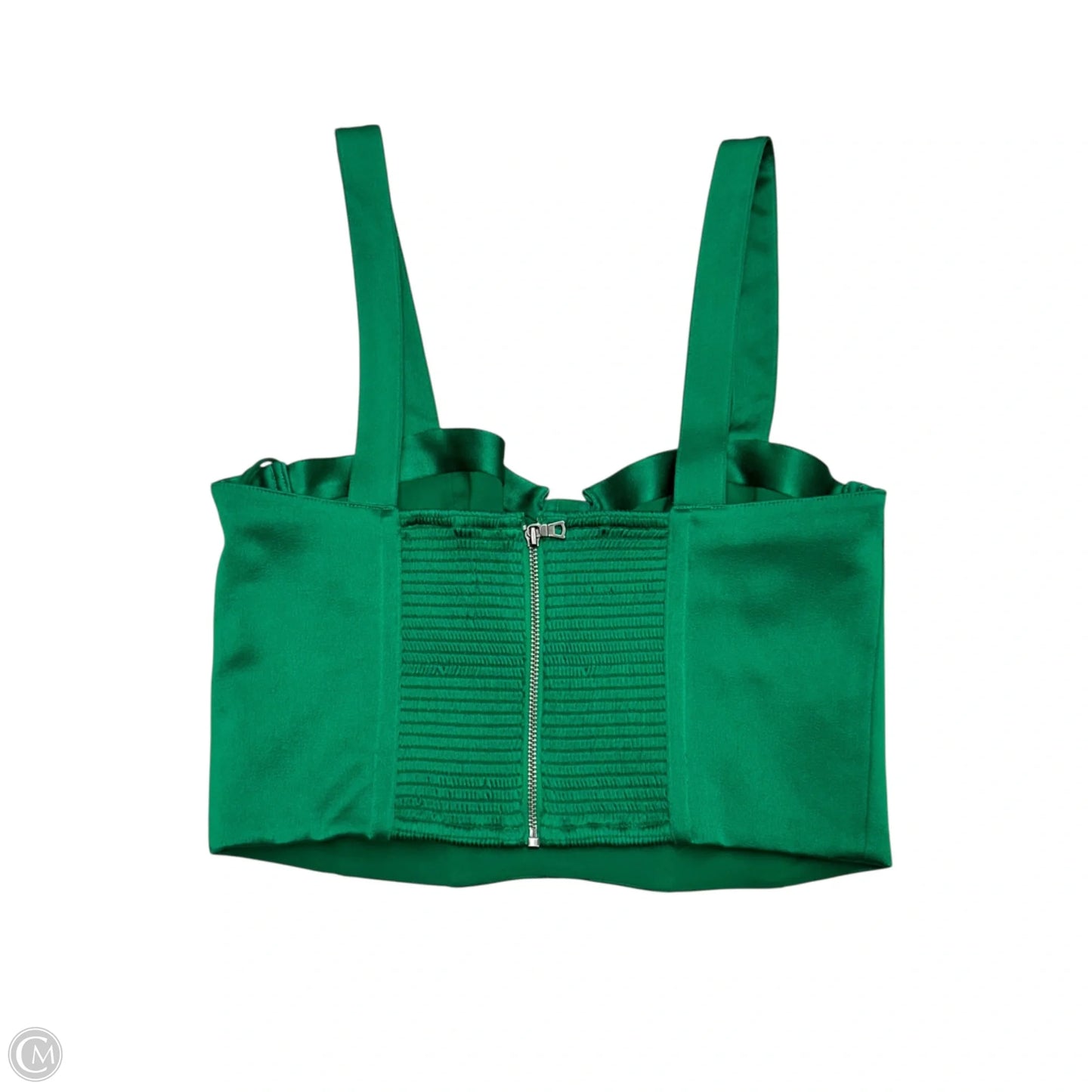 Top Sleeveless Designer By Alice + Olivia In Green, Size: S