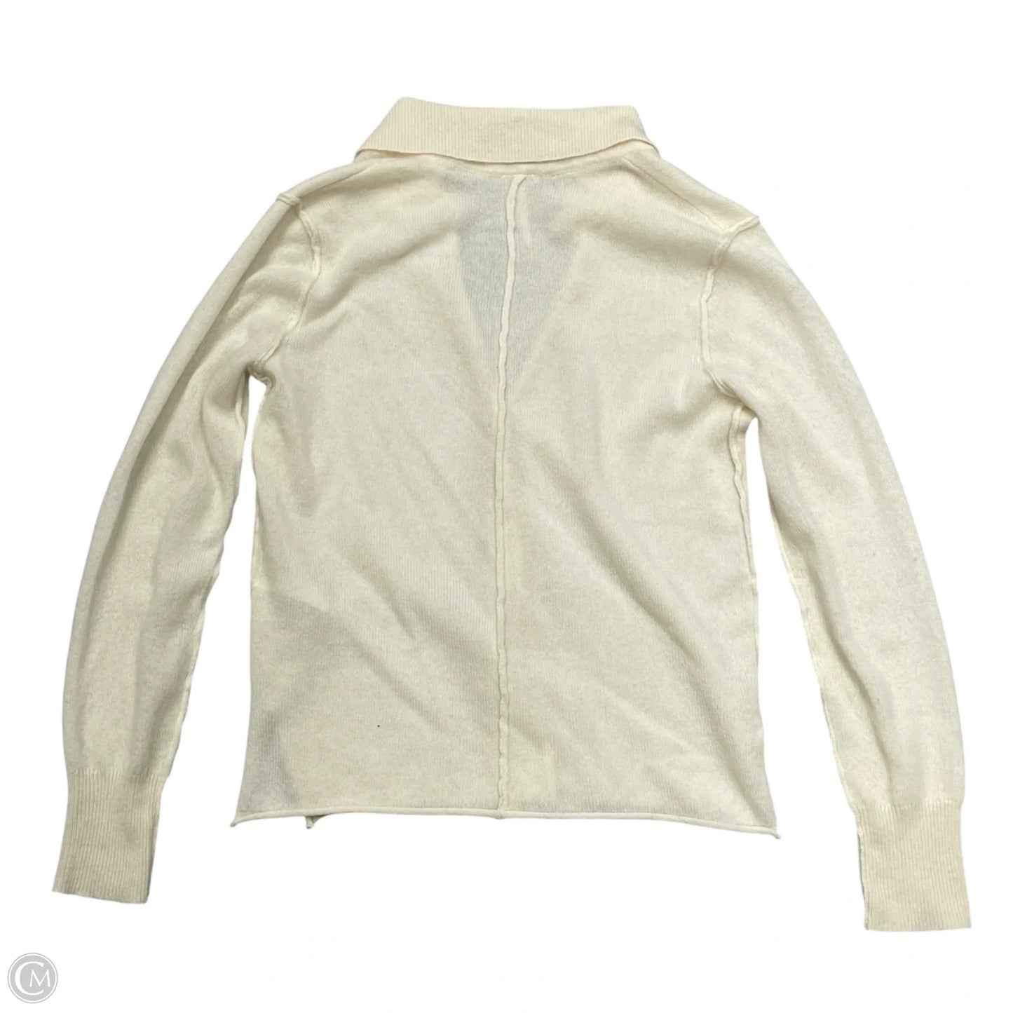 Sweater Cardigan By Free People In Cream, Size: Xs