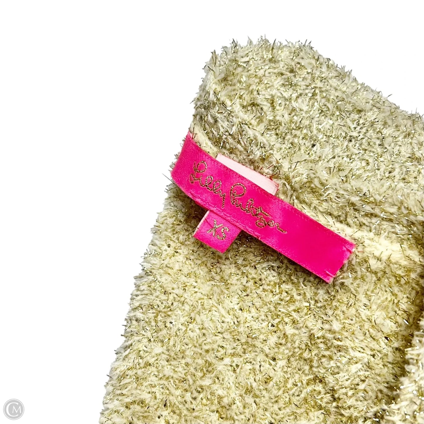 Sweater Cardigan Designer By Lilly Pulitzer In Gold, Size: Xs