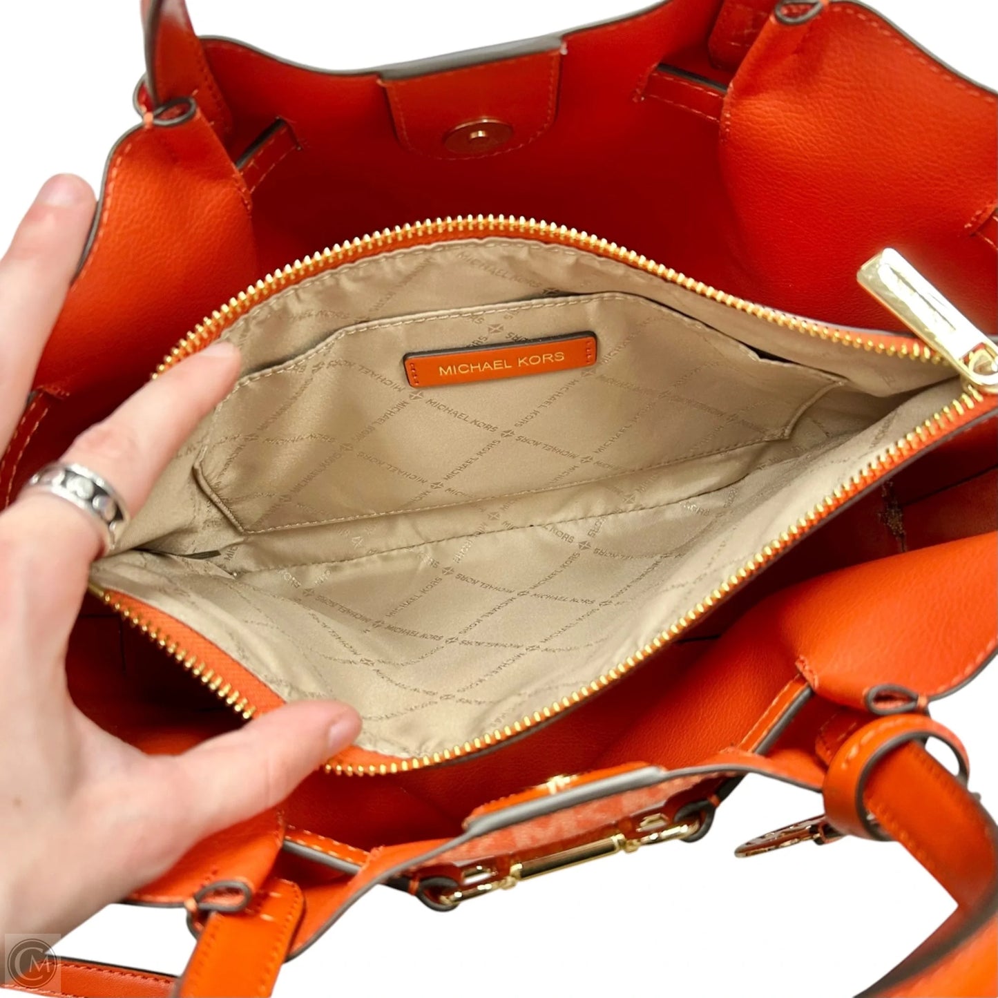 Crossbody Designer By Michael Kors, Size: Large