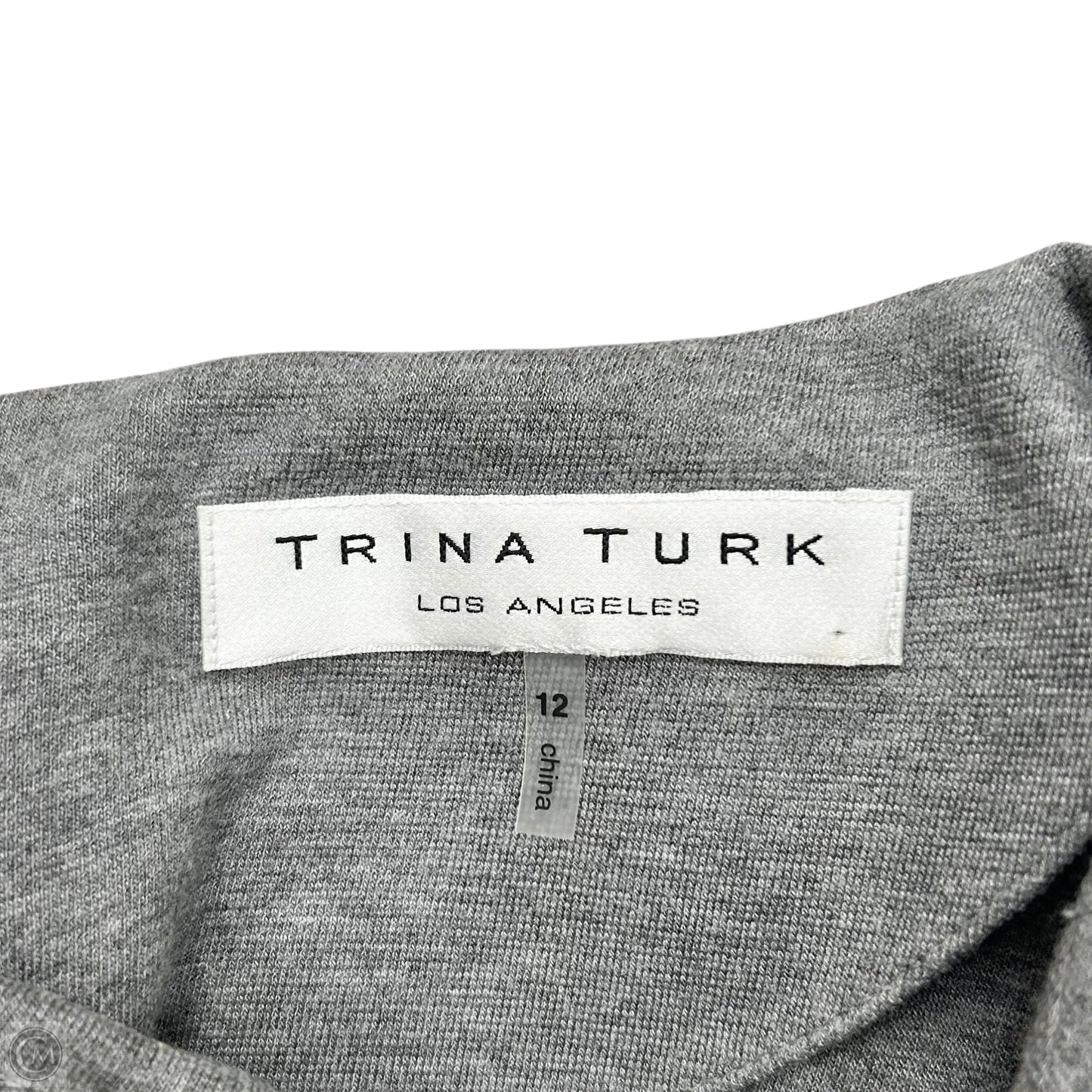 Dress Sweater By Trina Turk In Grey, Size: L