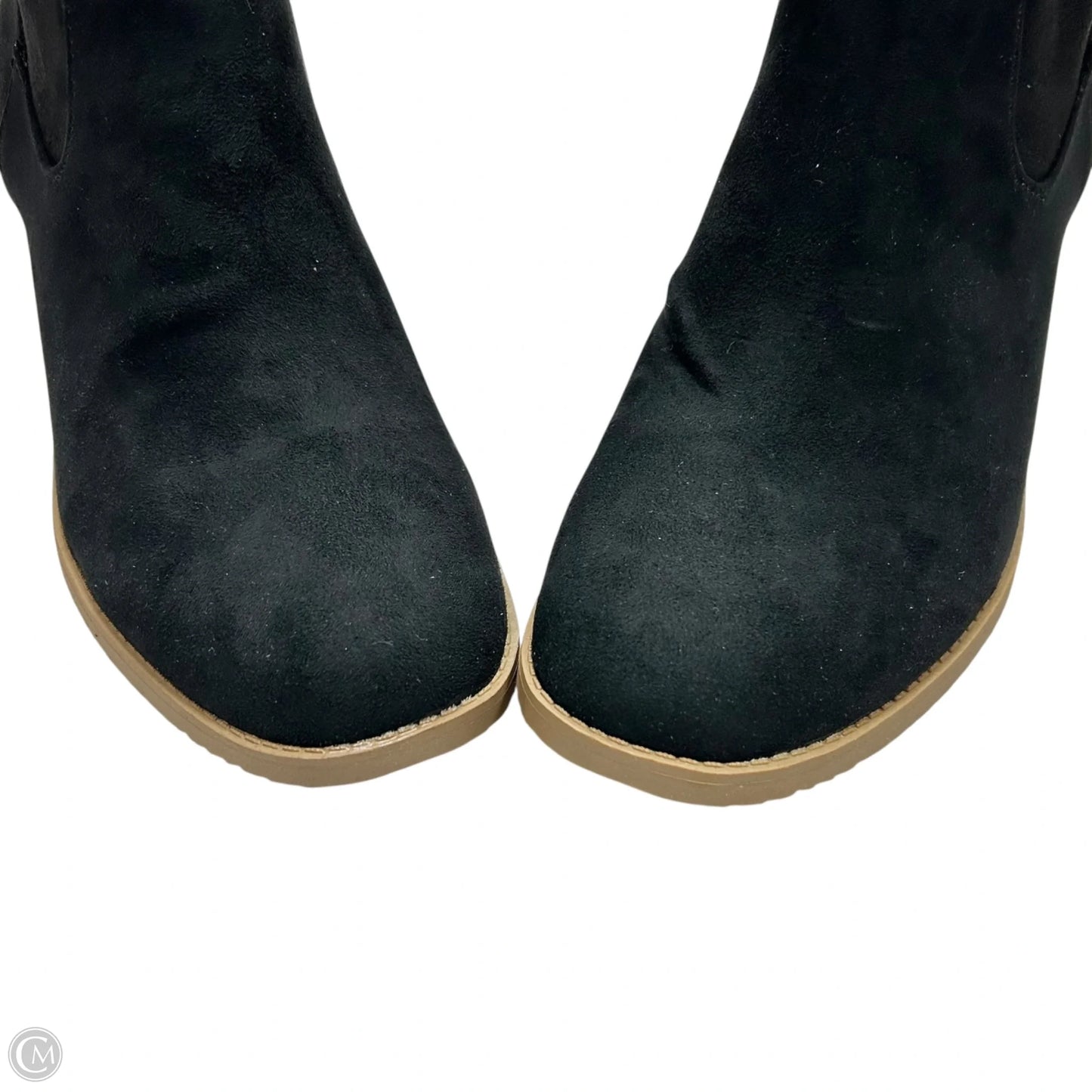 Boots Mid-calf Heels By Sun & Stone In Black, Size: 10