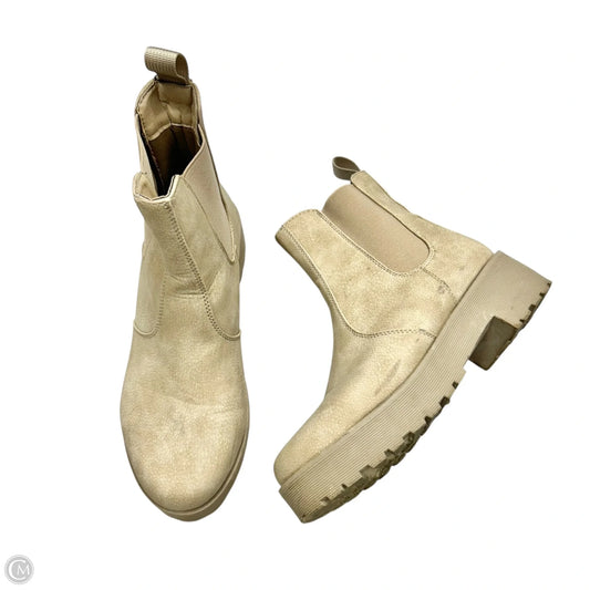 Boots Ankle Heels By Dirty Laundry In Tan, Size: 7.5