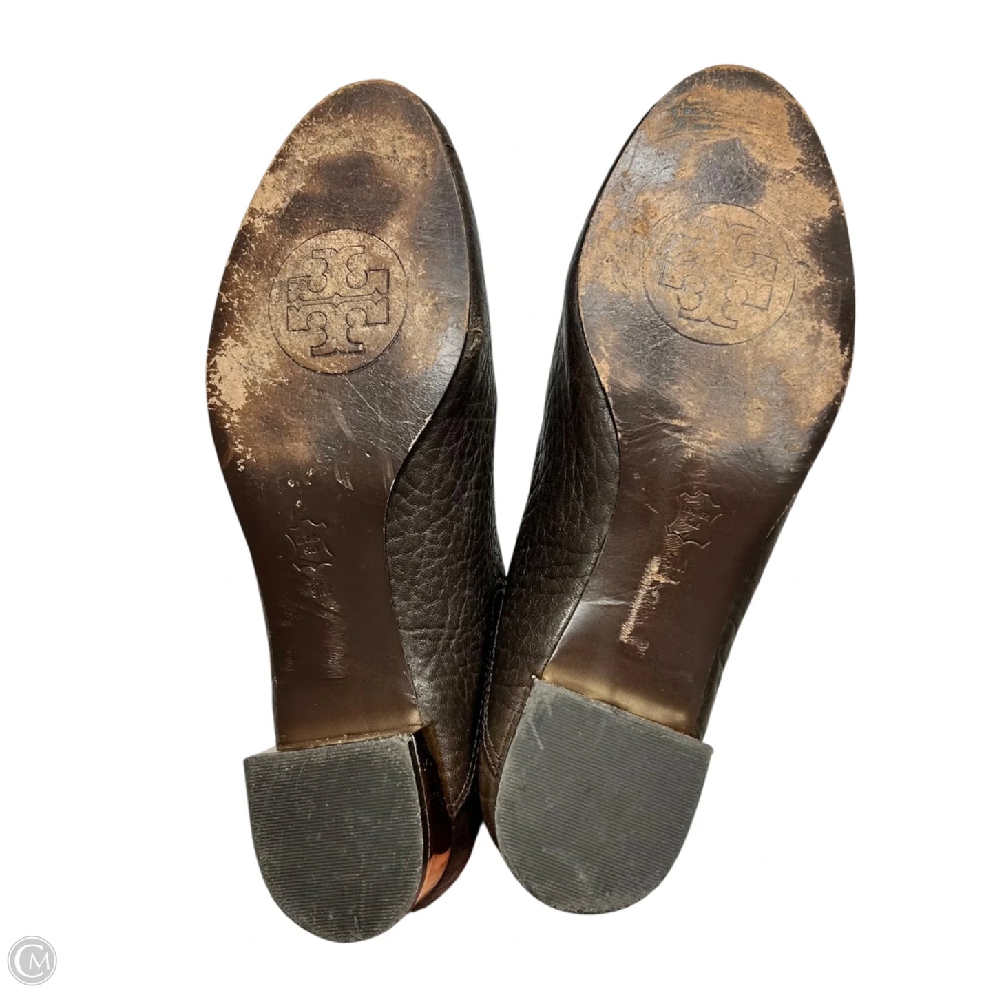 Boots Designer By Tory Burch In Brown, Size: 9