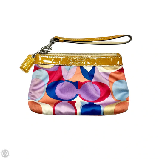 Wristlet Designer By Coach, Size: Medium