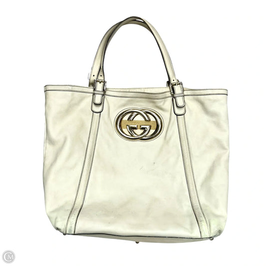Tote Luxury Designer By Gucci, Size: Large