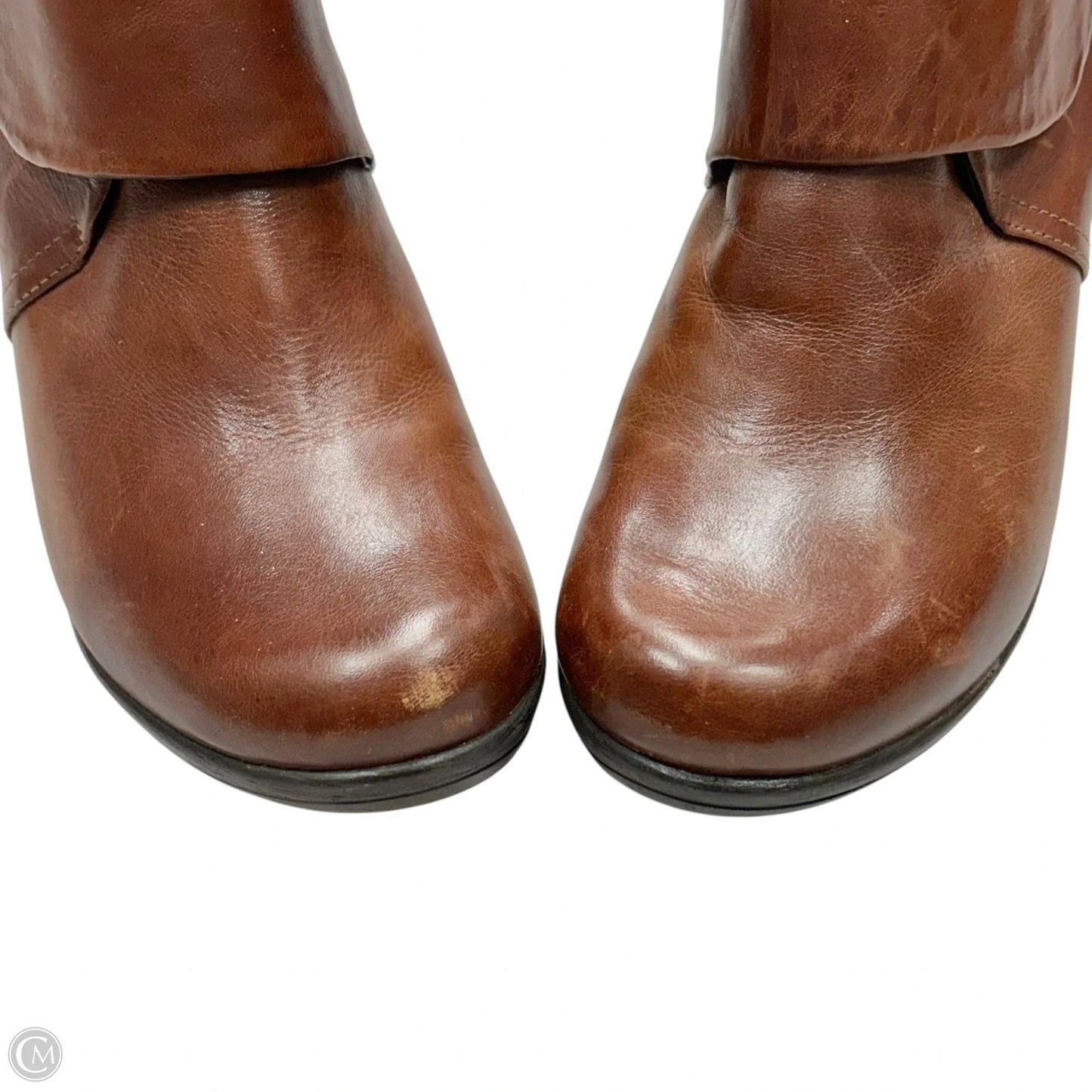 Boots Ankle Heels By Dansko In Brown, Size: 6.5