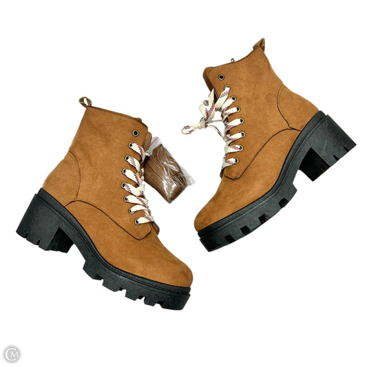 Boots Combat By Rouge In Brown, Size: 8