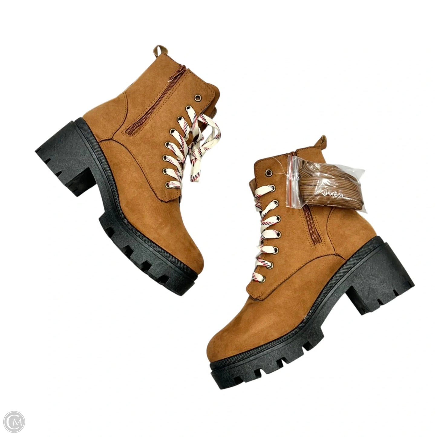 Boots Combat By Rouge In Brown, Size: 8
