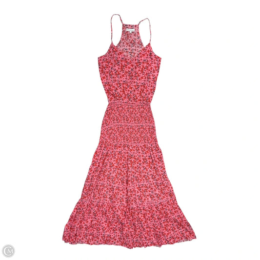 Dress Casual Maxi By Karina Grimaldi  In Pink & Red, Size: M