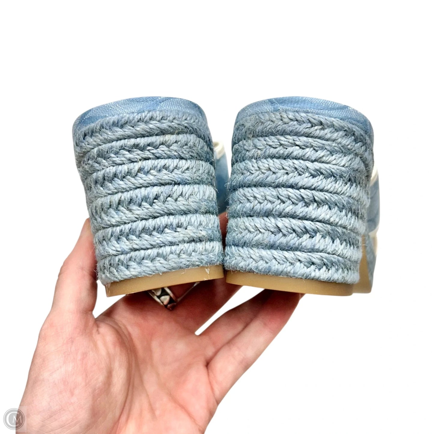 Sandals Designer By Coach In Blue, Size: 7.5