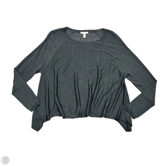 Top Long Sleeve By Eileen Fisher In Grey, Size: S