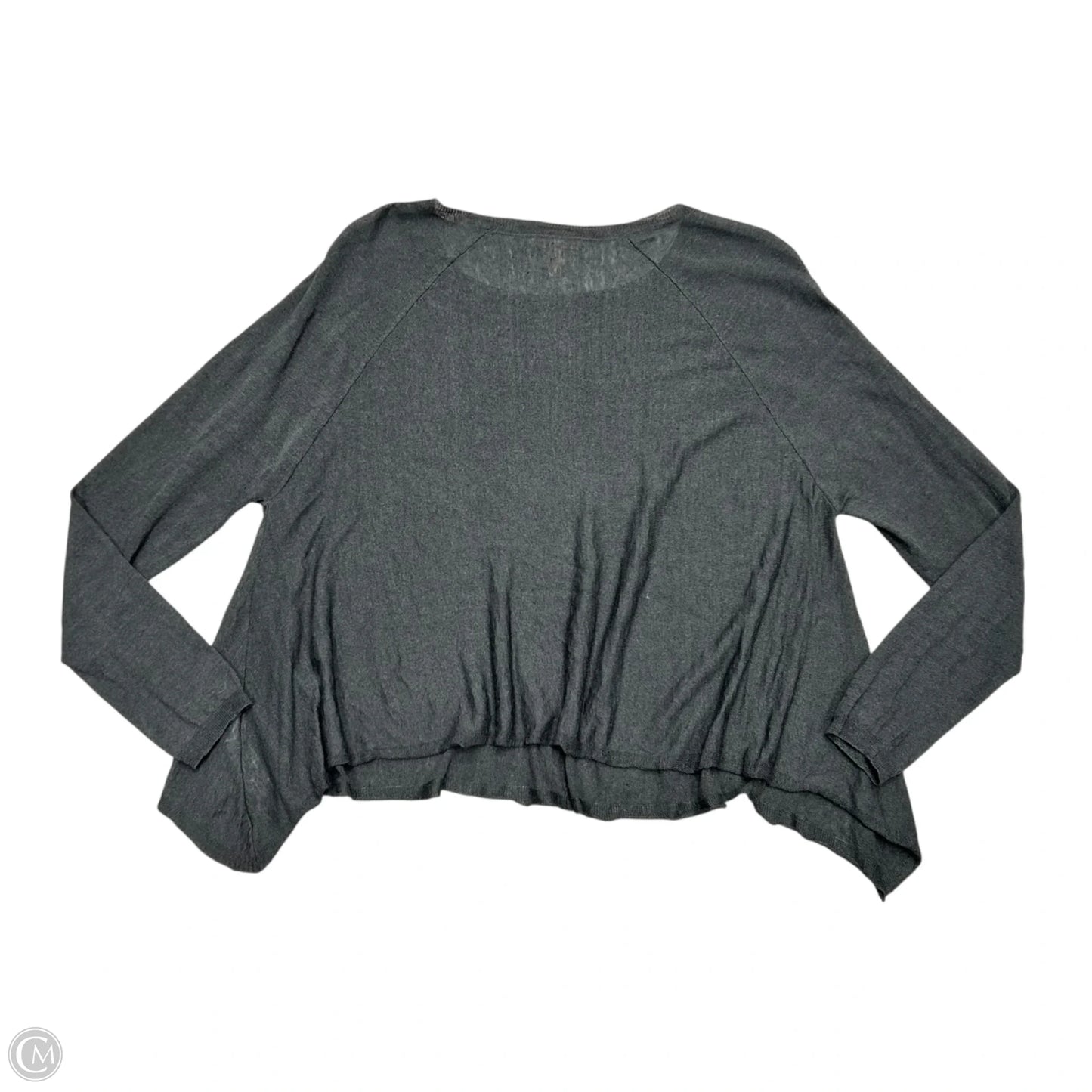 Top Long Sleeve By Eileen Fisher In Grey, Size: S
