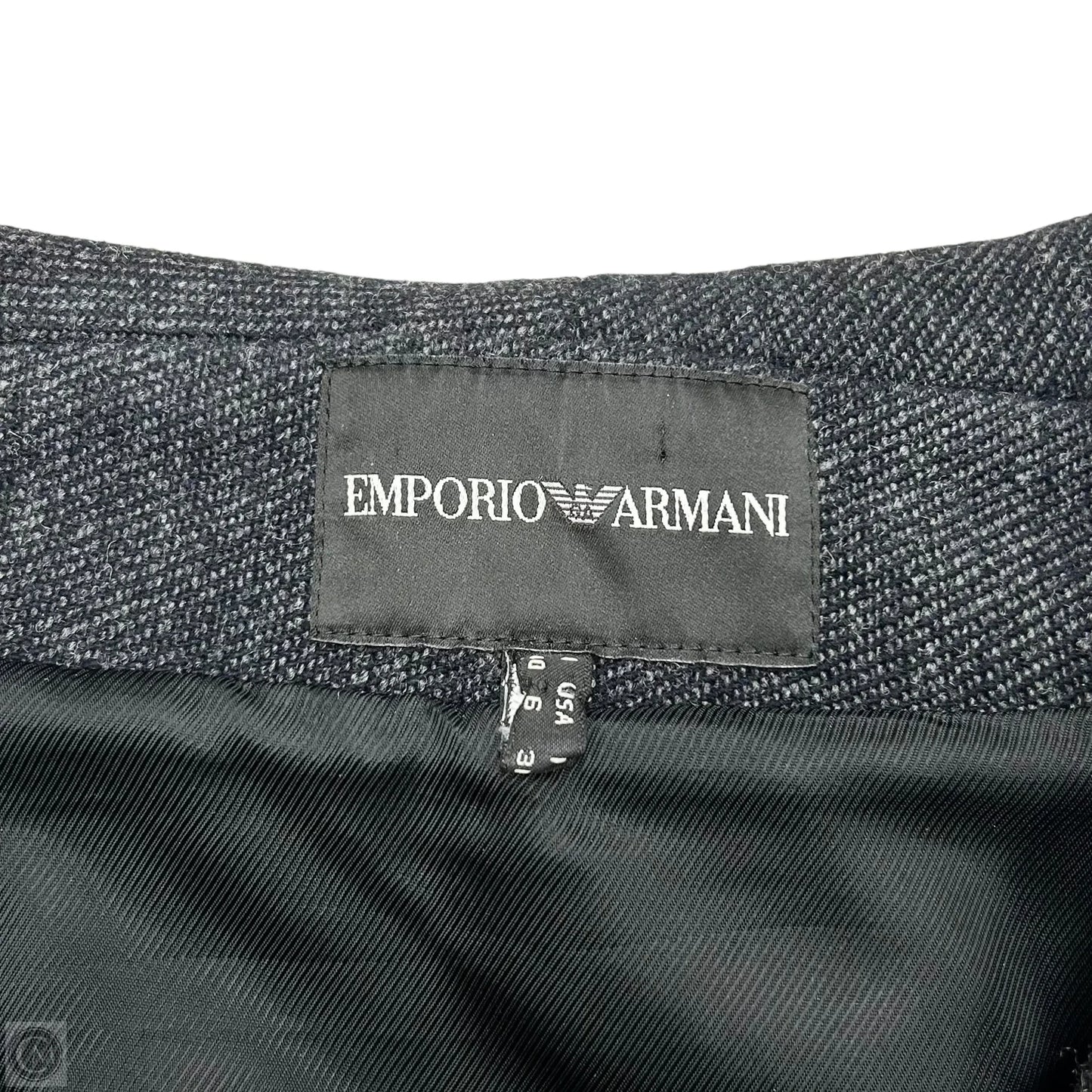 Coat Peacoat By Emporio Armani In Grey, Size: S
