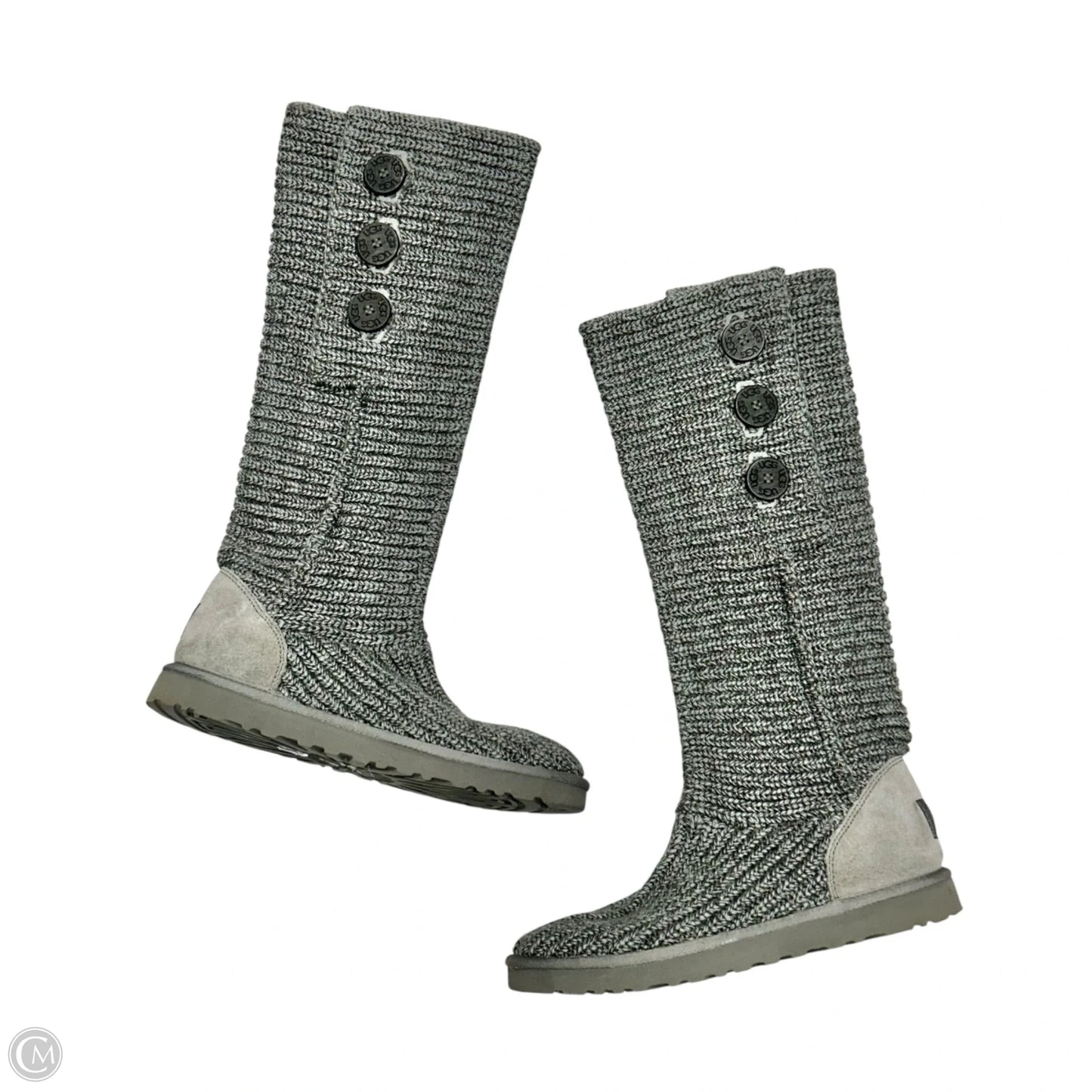 Boots Designer By Ugg In Grey, Size: 10