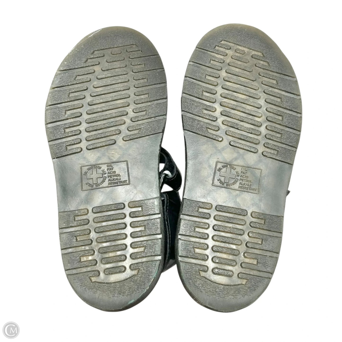 Sandals Heels Platform By Dr Martens In Black, Size: 9