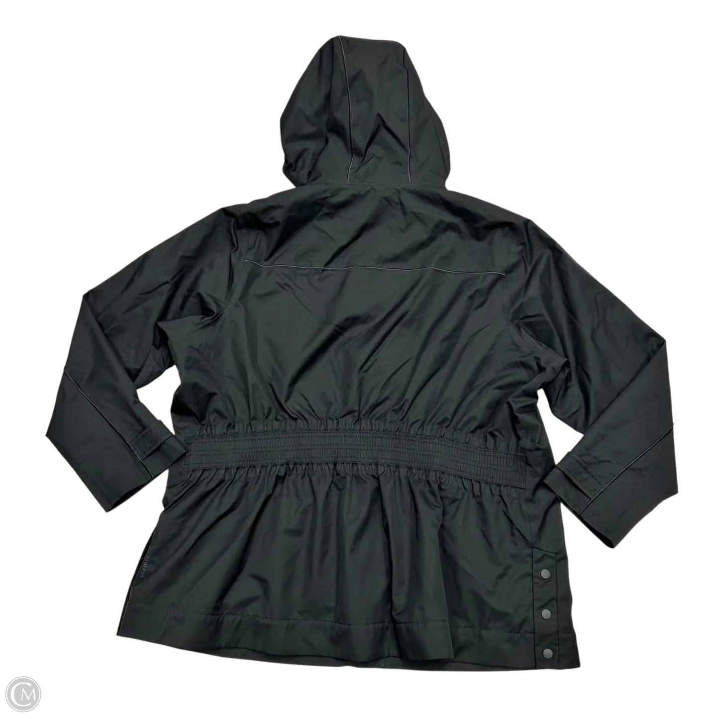 Jacket Windbreaker By Athleta In Black, Size: 1x