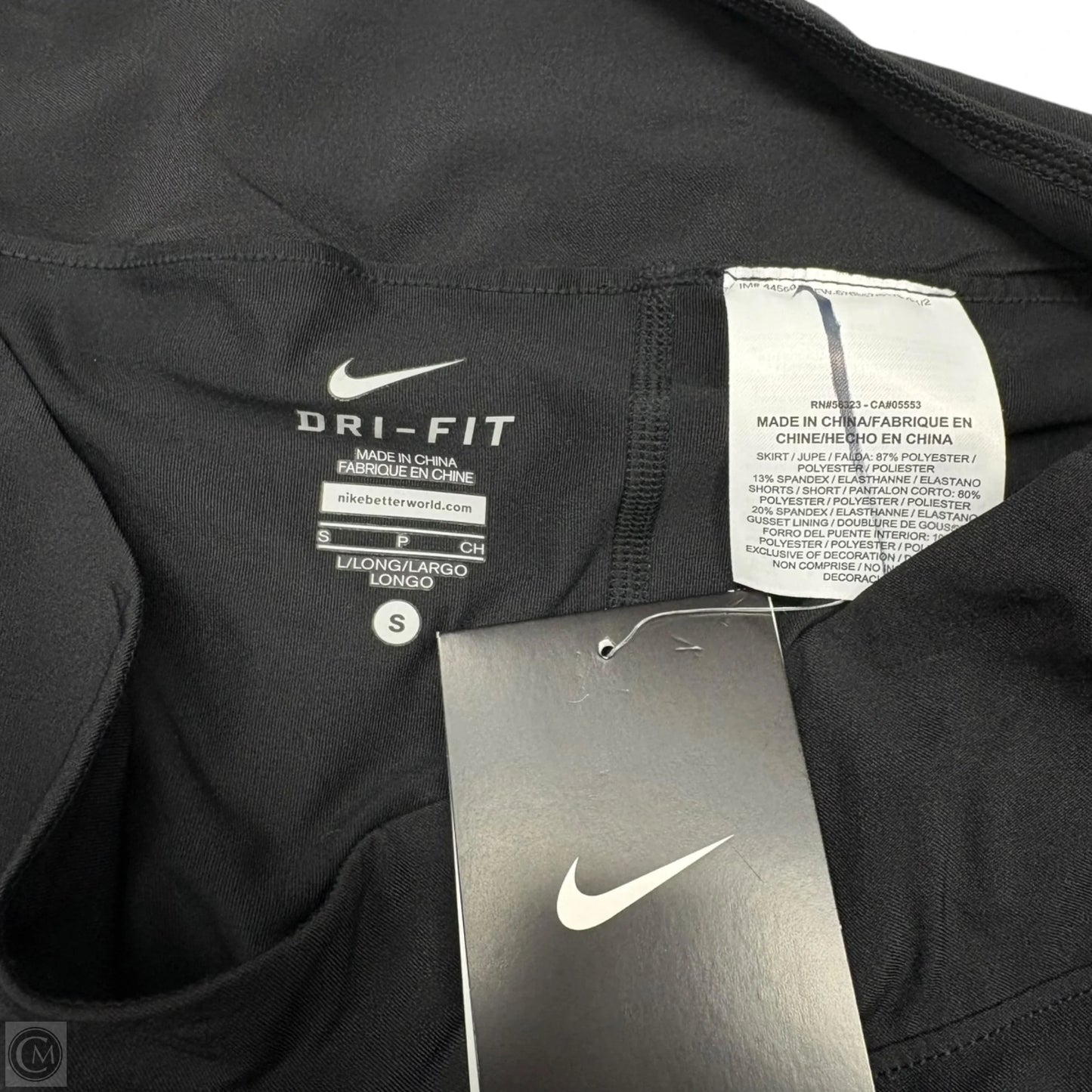 Athletic Skirt By Nike Apparel In Black & Pink, Size: S