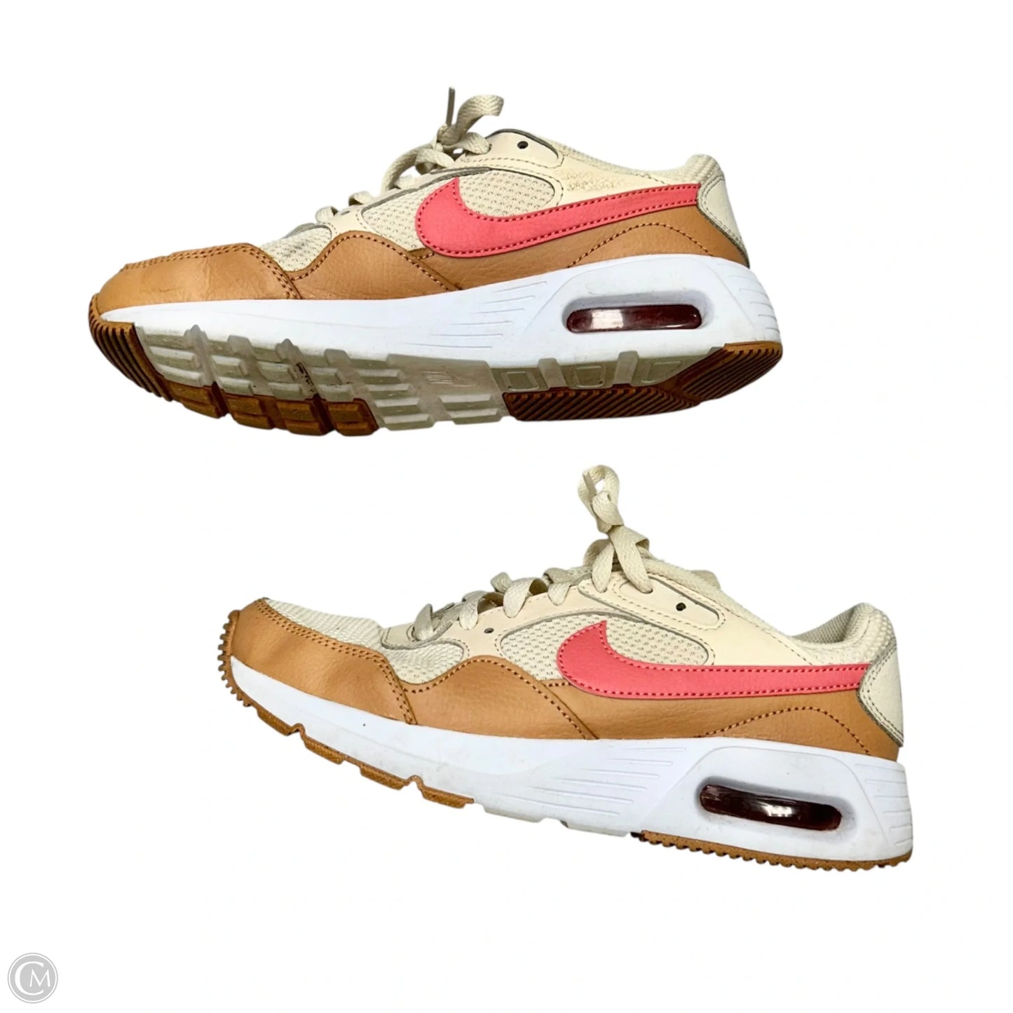 Shoes Athletic By Nike In Pink & Tan, Size: 7.5
