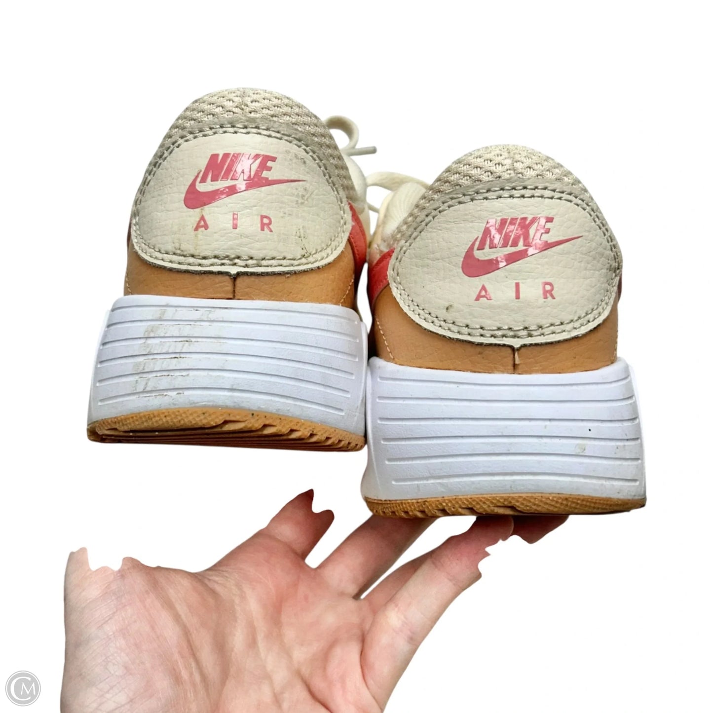 Shoes Athletic By Nike In Pink & Tan, Size: 7.5