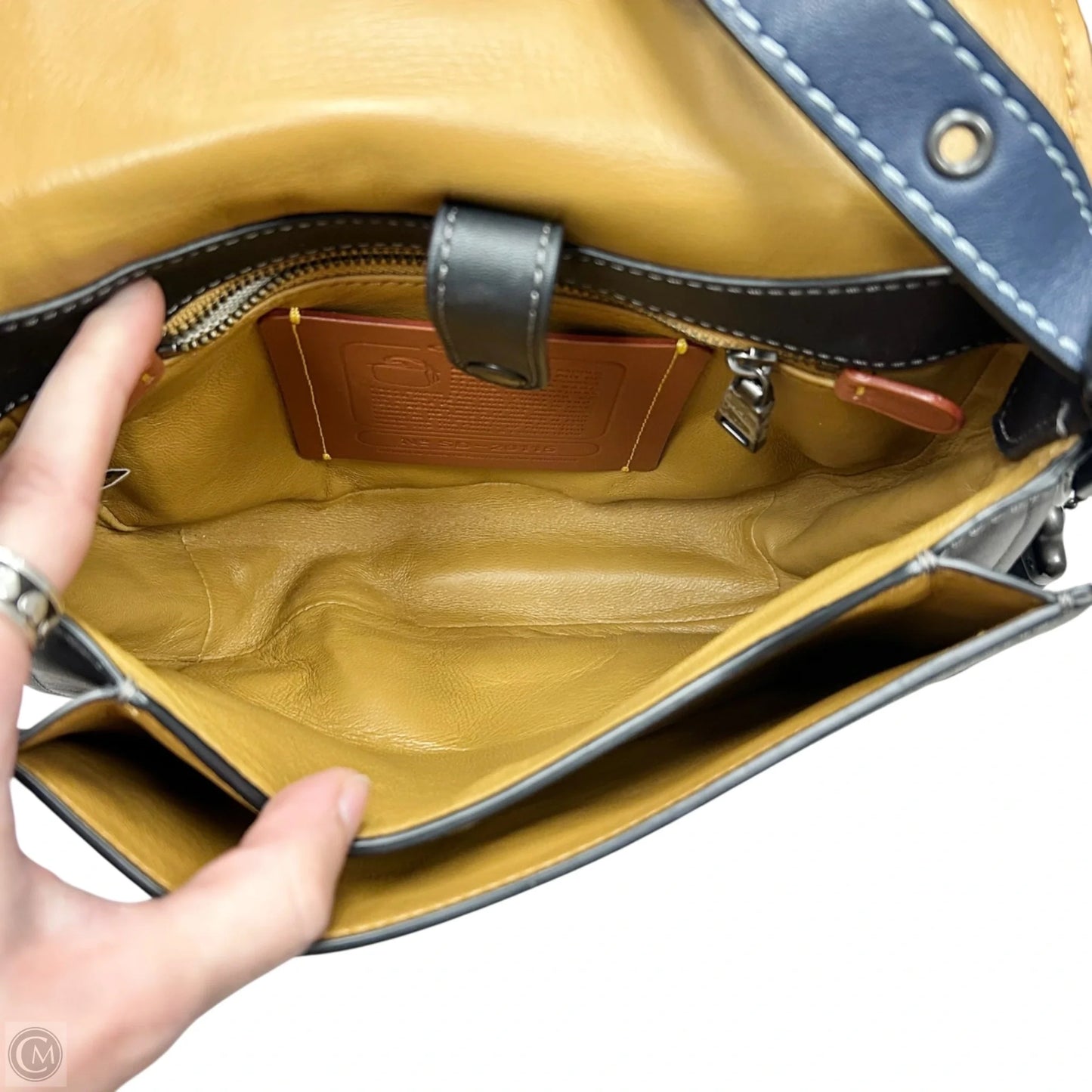 Crossbody Designer By Coach, Size: Medium