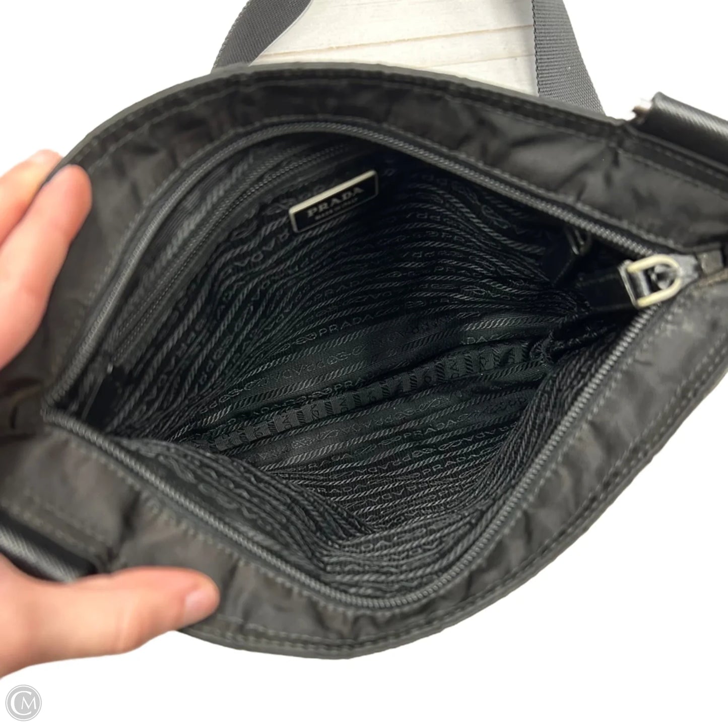 Crossbody Luxury Designer By Prada, Size: Medium