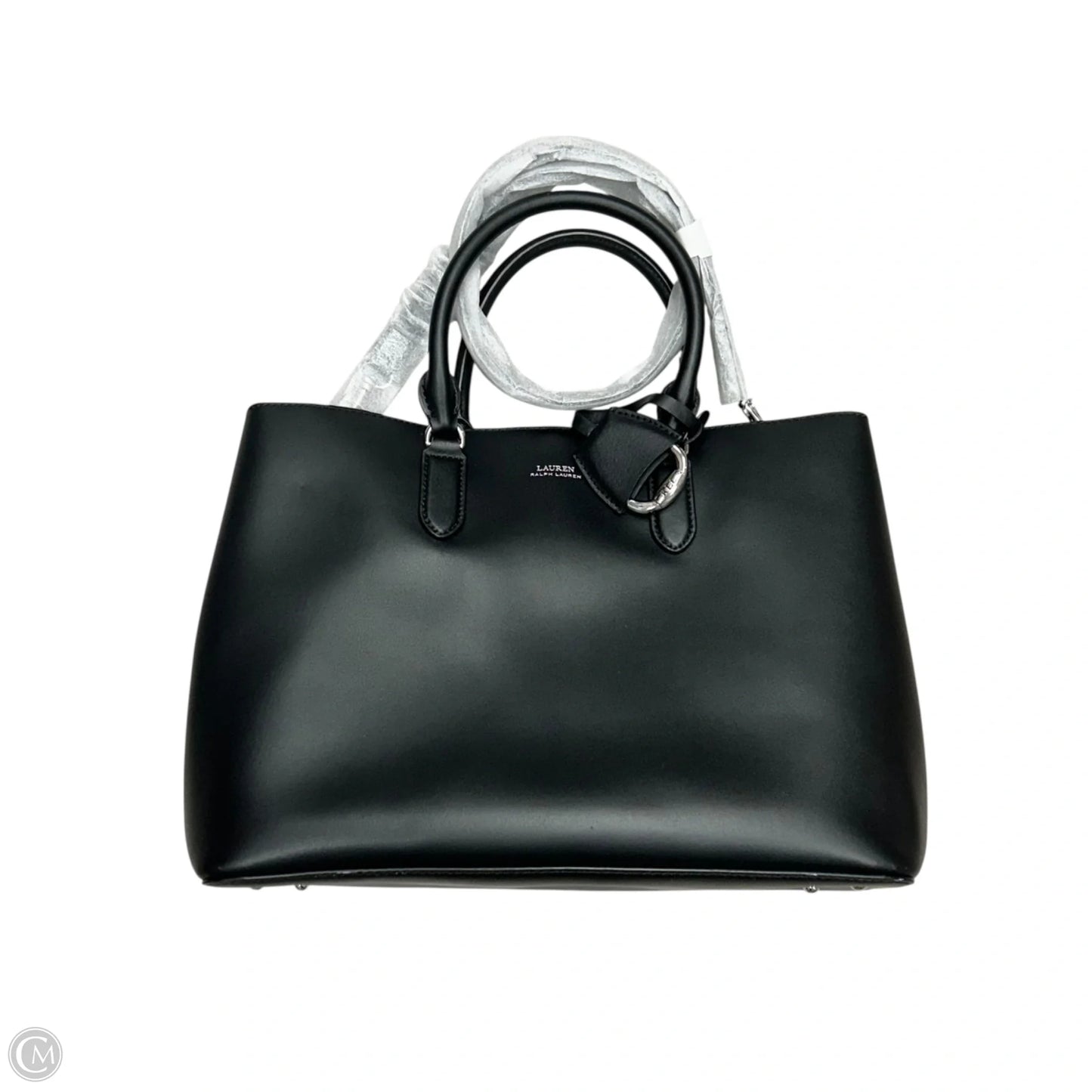 Handbag Leather By Lauren By Ralph Lauren, Size: Large