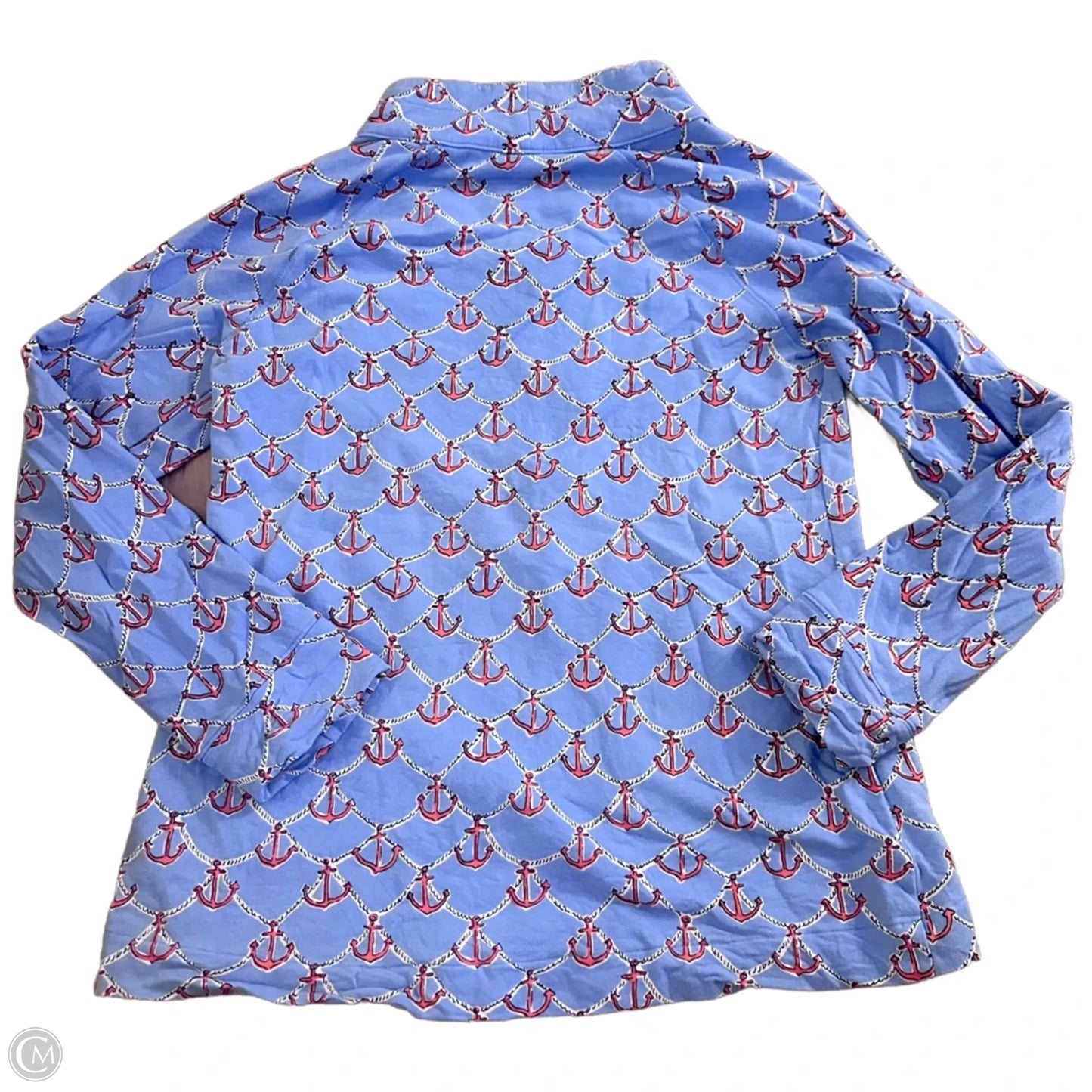 Sweatshirt Designer By Lilly Pulitzer In Blue & Red, Size: L