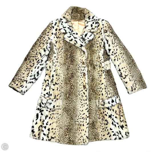 Coat Faux Fur & Sherpa In Leopard Print, Size: M
